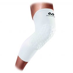 McDavid Hexpad legsleeve ben og knæ beskytter - hvid - Nordic Basketball