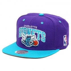 Mitchell & Ness Team Arch NBA Charlotte Hornets Snapback Cap Kasket - Nordic Basketball