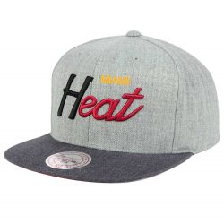 Mitchell & Ness NBA Miami Heat Tri Pop Snapback Cap/Kasket - Nordic Basketball