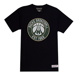 Milwaukee Bucks NBA T-shirt - Mitchell and Ness - Nordic Basketball