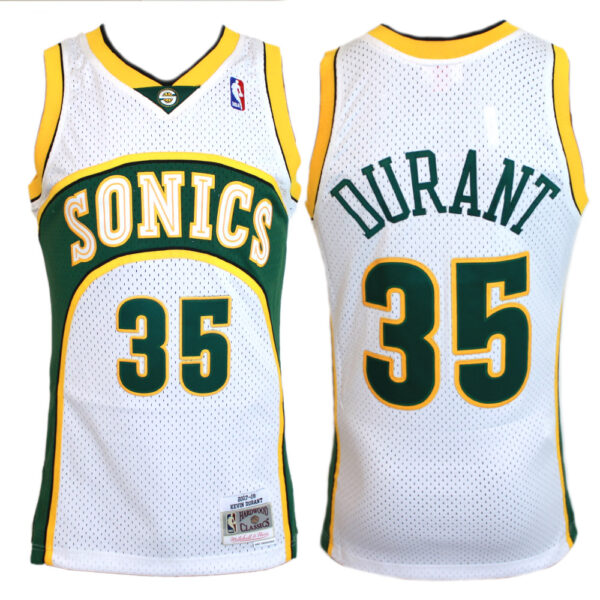 durant supersonics jersey