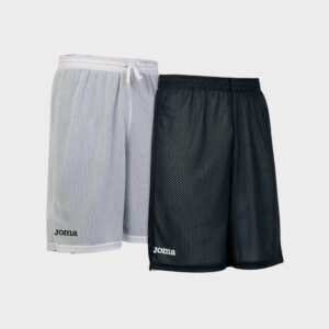 Reversible basket shorts til træning - sort hvid- Nordic Basketball