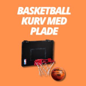 Basketball kurv med plade